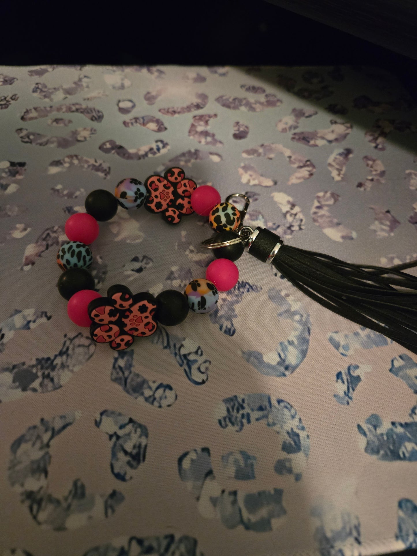 Paw print wristlet