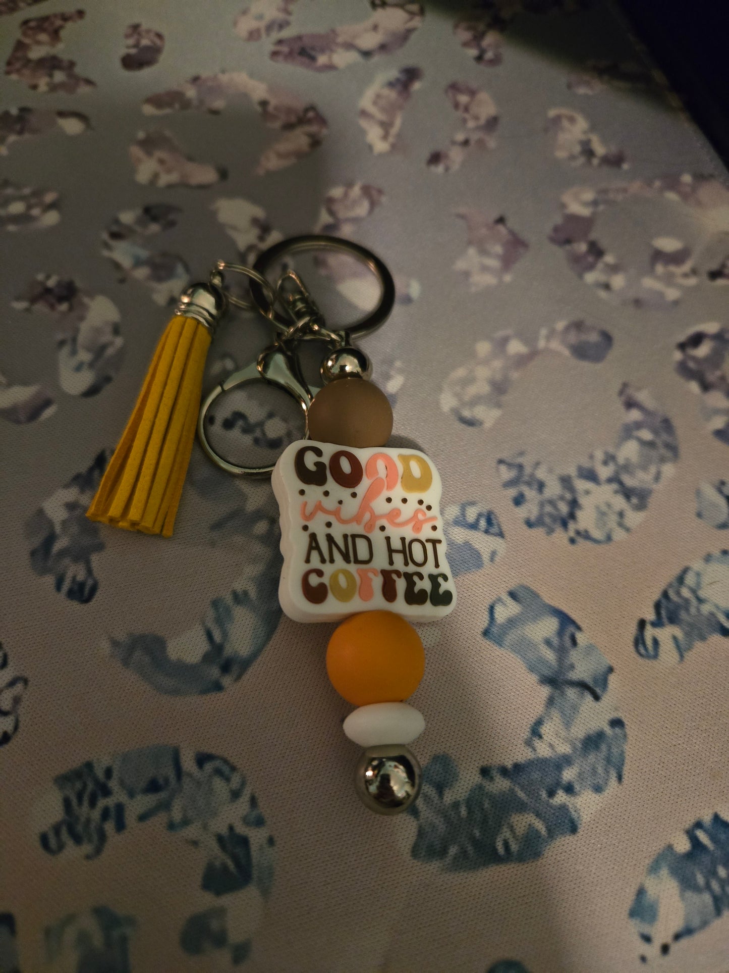 Good vibes key chain