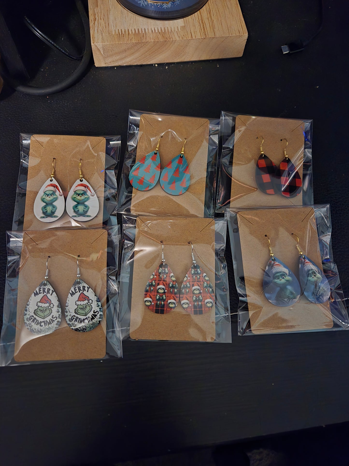 Christmas earrings