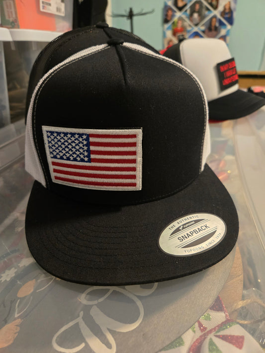 American flag hat