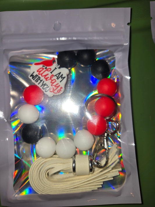 Keychain wristlet