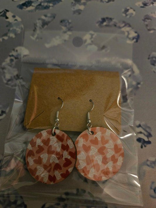 Round earrings