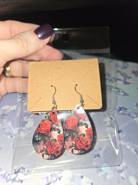 Tear drop earrings