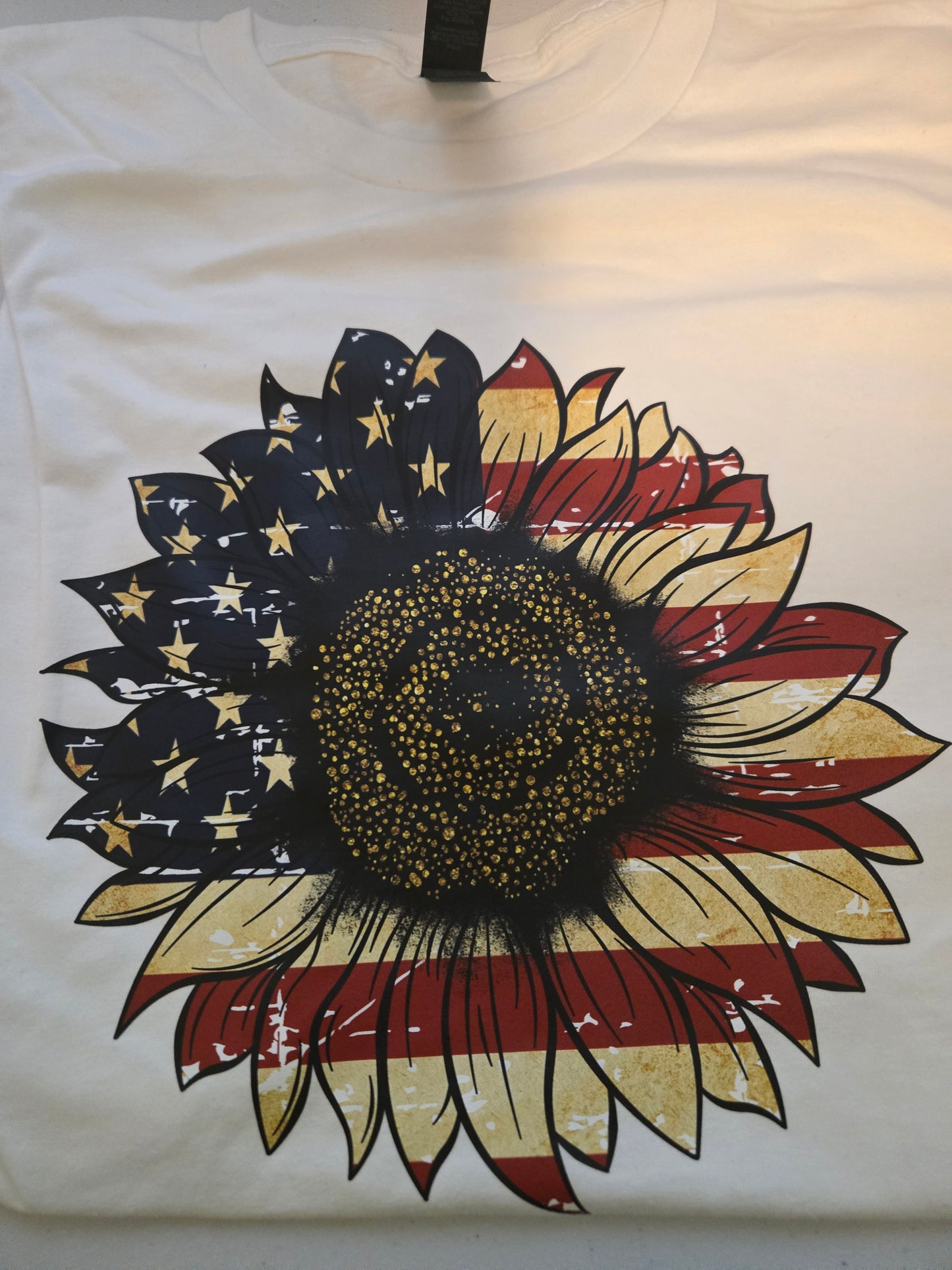 American flag sunflower