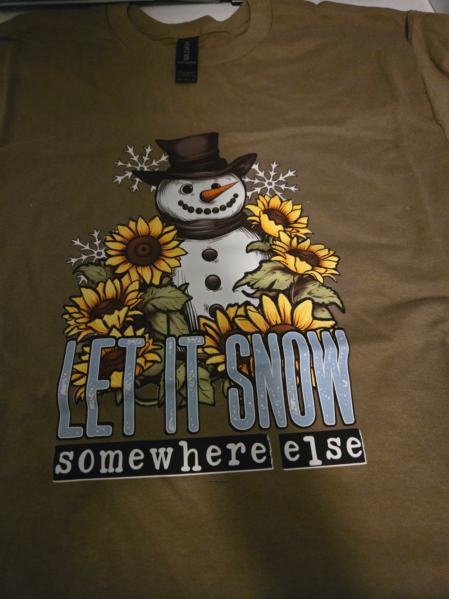 Let it snow somewhere else